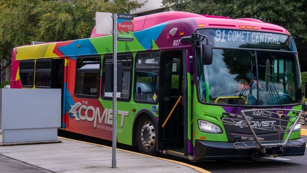 The COMET to offer free bus and DART rides June 9 for primary election polling trips station icon