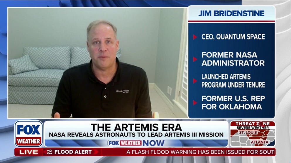 Former NASA Administrator Jim Bridenstine talks Artemis III crew announcement | Latest Weather Clips Former NASA Administrator Jim Bridenstine talks Artemis III crew announcement
