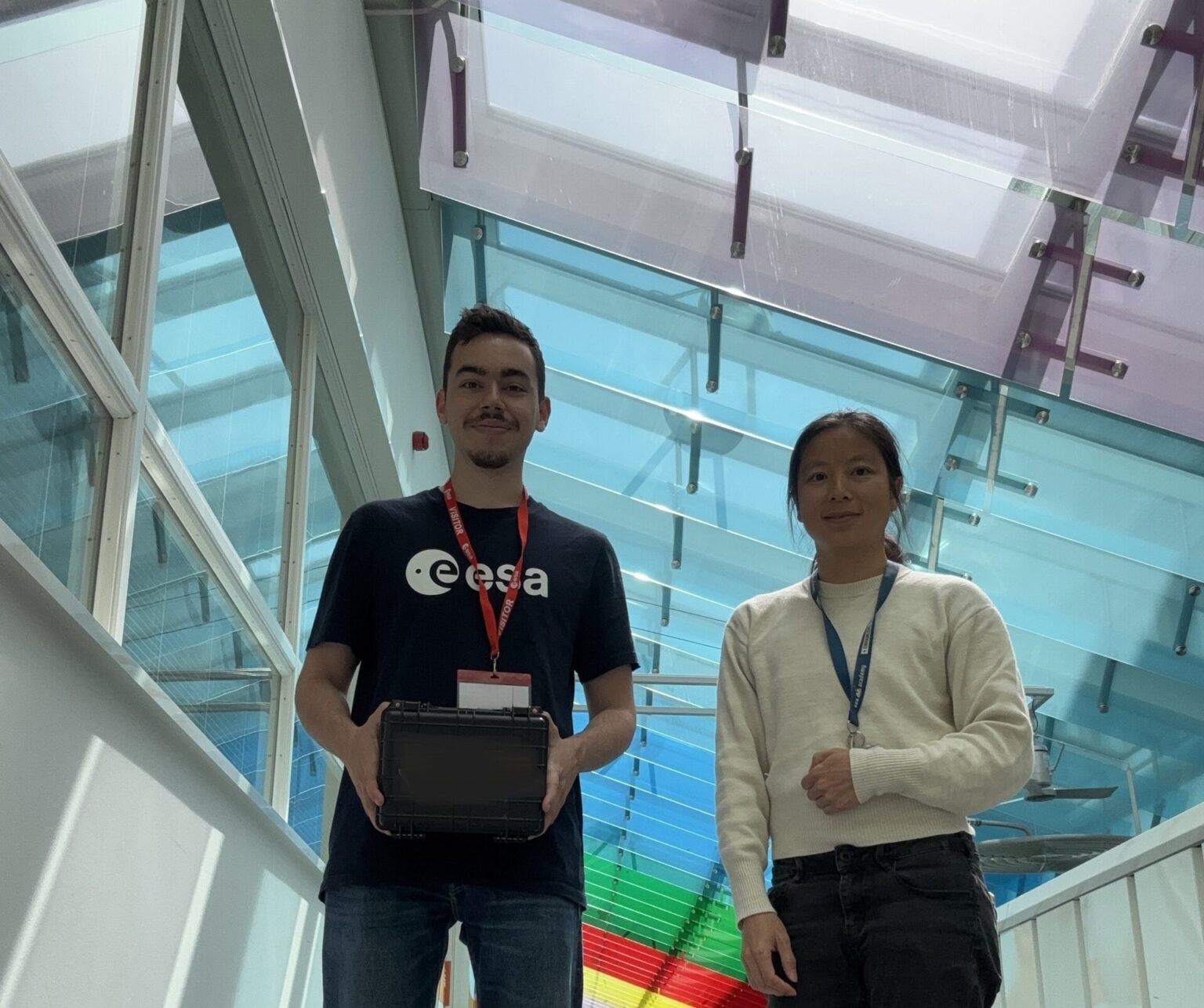 AcubeSAT calibrates flight radiation dosimeter at ESA ESTEC AcubeSAT calibrates flight radiation dosimeter at ESA ESTEC