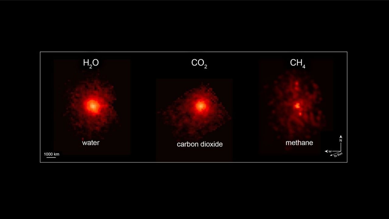 Cometa 3I/ATLAS teve metano analisado pelo James Webb e reforça origem distante do Sistema Solar.