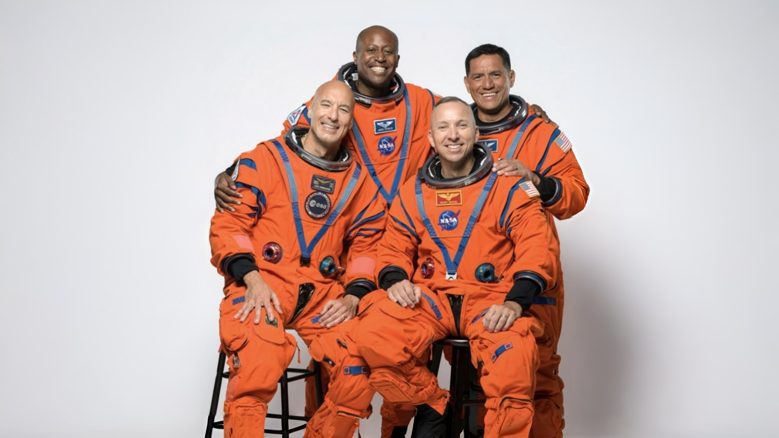 NASA announces all-male crew for Artemis III Moon mission, faces backlash | Technology News Nasa’s Randy Bresnik, Frank Rubio, and Andrew Douglas, along with European Space Agency astronaut Luca Parmitano, have been selected for the Artemis III mission. (Image: X/ Thomas Pesquet)