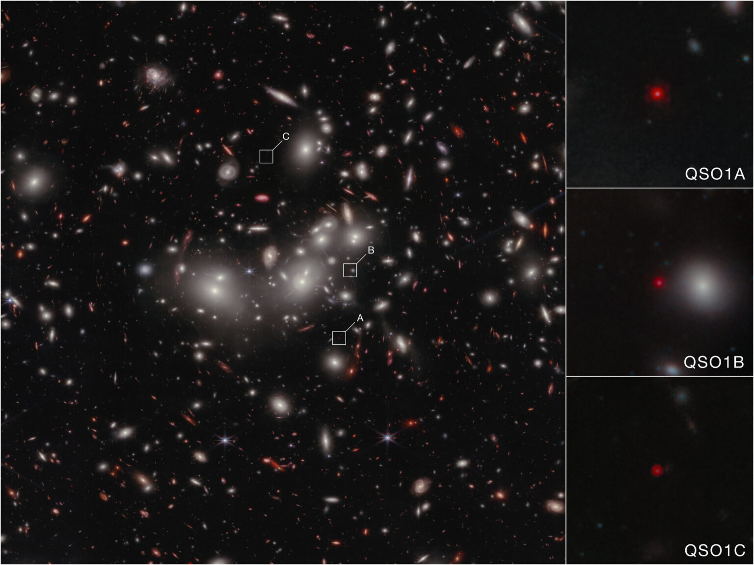 Little Red Dot Abell2744-QSO1 (NIRCam Image) Little Red Dot Abell2744-QSO1 (NIRCam Image)