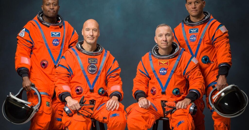 NASA chief defends selection of all-male crew for Artemis III mission aiii-crew-suits-1500.jpg