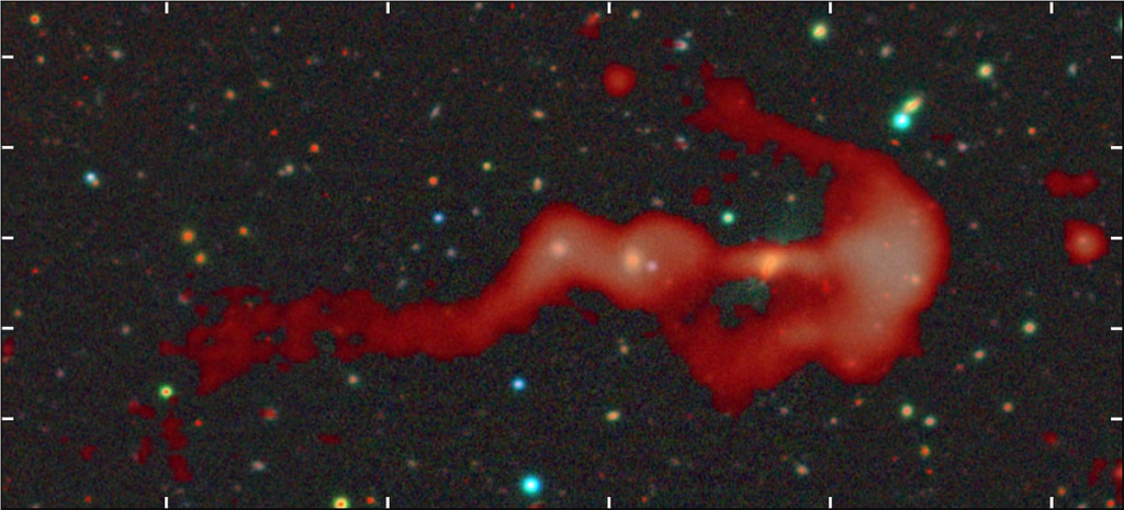 Indian Citizen Scientists Discover Unique Bow-and-Arrow Radio Galaxy BAARG, Revealing Rare Space Phenomenon Indian Citizen Scientists Discover Unique Bow-and-Arrow Radio Galaxy BAARG, Revealing Rare Space Phenomenon