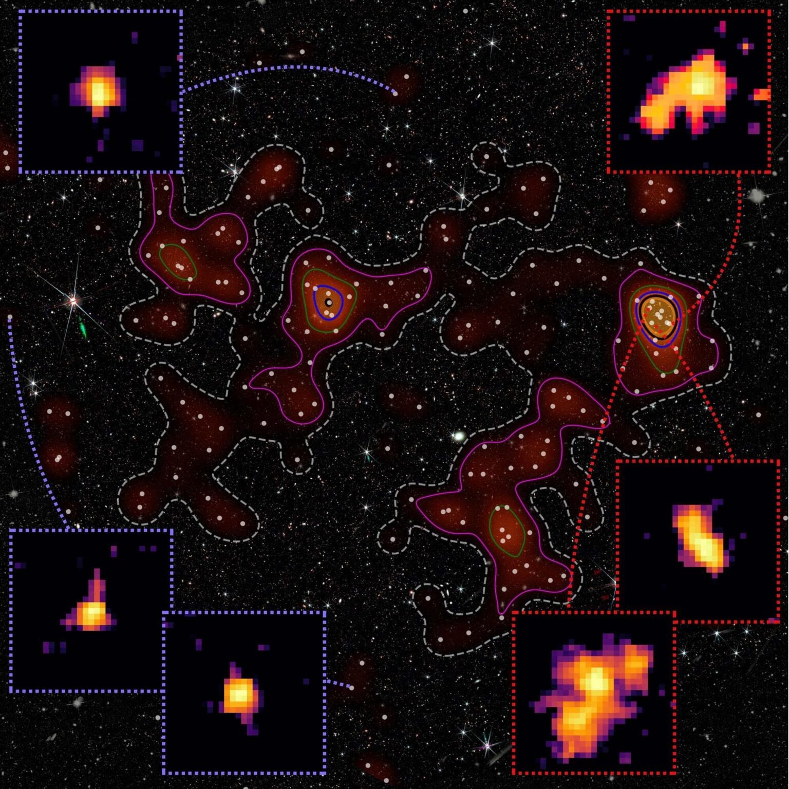 It Took a Cosmic Village to Shape Early Galaxies It Took a Cosmic Village to Shape Early Galaxies
