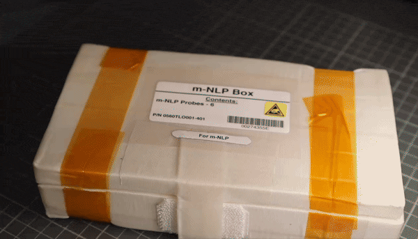 Inside esa’s testing of the m-nlp instrument m-NLP needle box opening