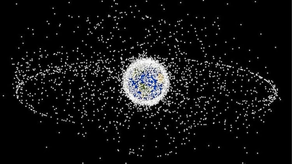 OPINION | SpaceX and the looming space-debris crisis An illustration from NASA depicting space debris in low Earth orbit