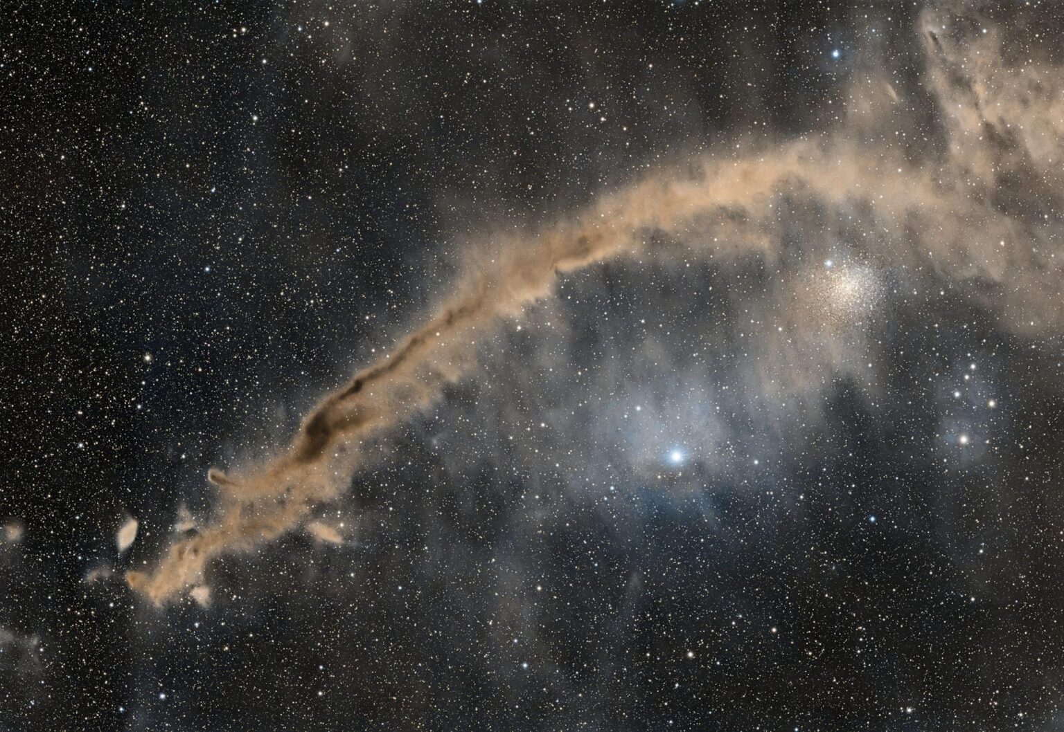 Dark Doodad Nebula and Cluster NGC 4372 Dark Doodad Nebula and Cluster NGC 4372