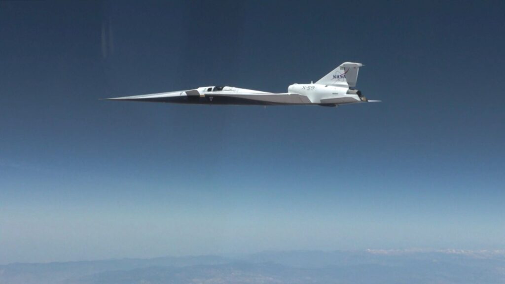 Going supersonic! NASA's X-59 jet breaks sound barrier for the 1st time